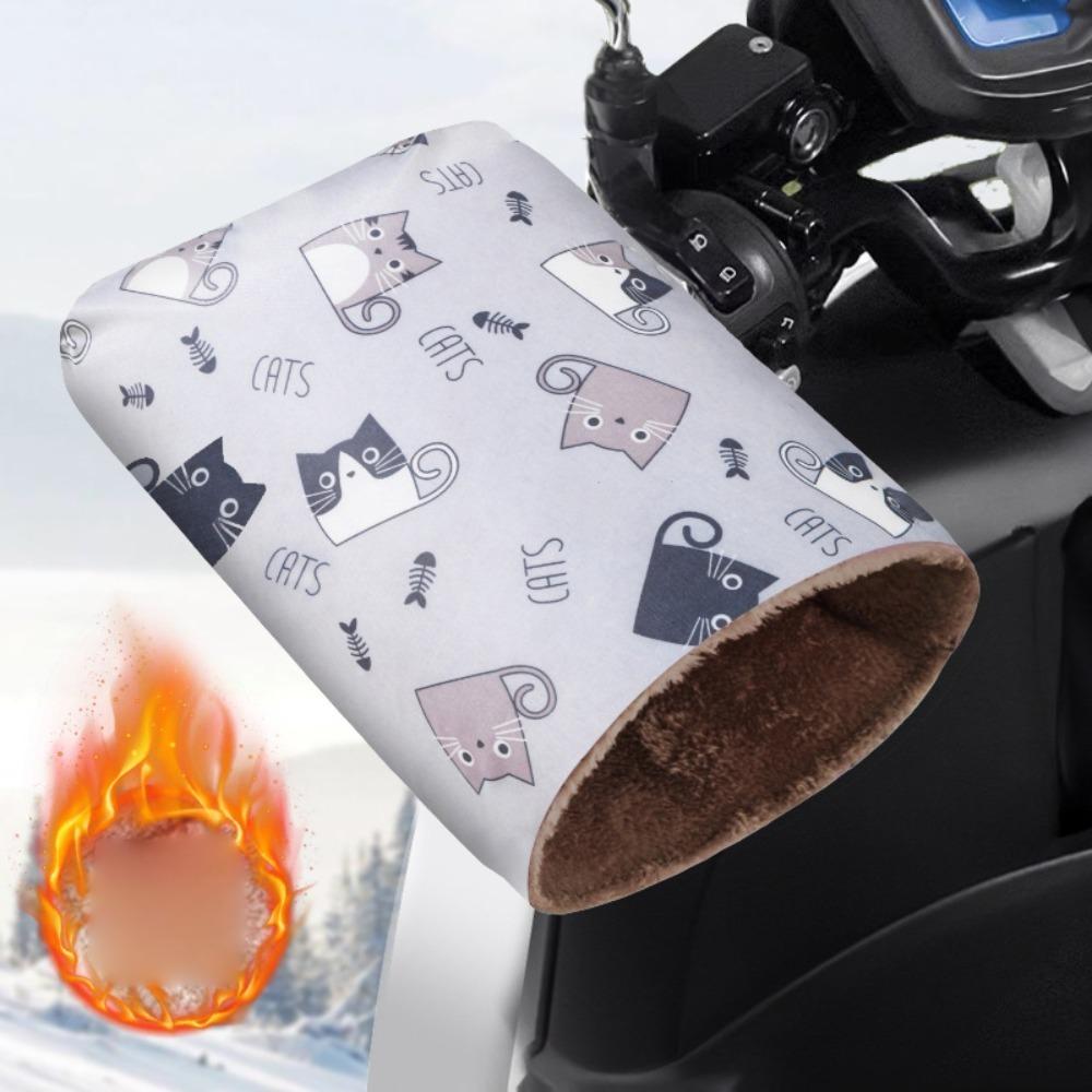 Windproof Electric Vehicle Warm Gloves Waterproof Handle Covers New Scooters Hand Guards Women Men