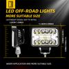 1/2PCS LED Work Light 9-30V Car Headlight Driving Running Light Vehicles Truck Jeep Accessories 20SMD 3030 Chip 60W 3600LM White