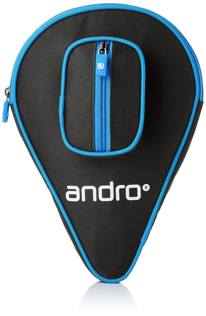 Andro Table Tennis Racket Basic SP Case Black X Blue Case, II, 412021,