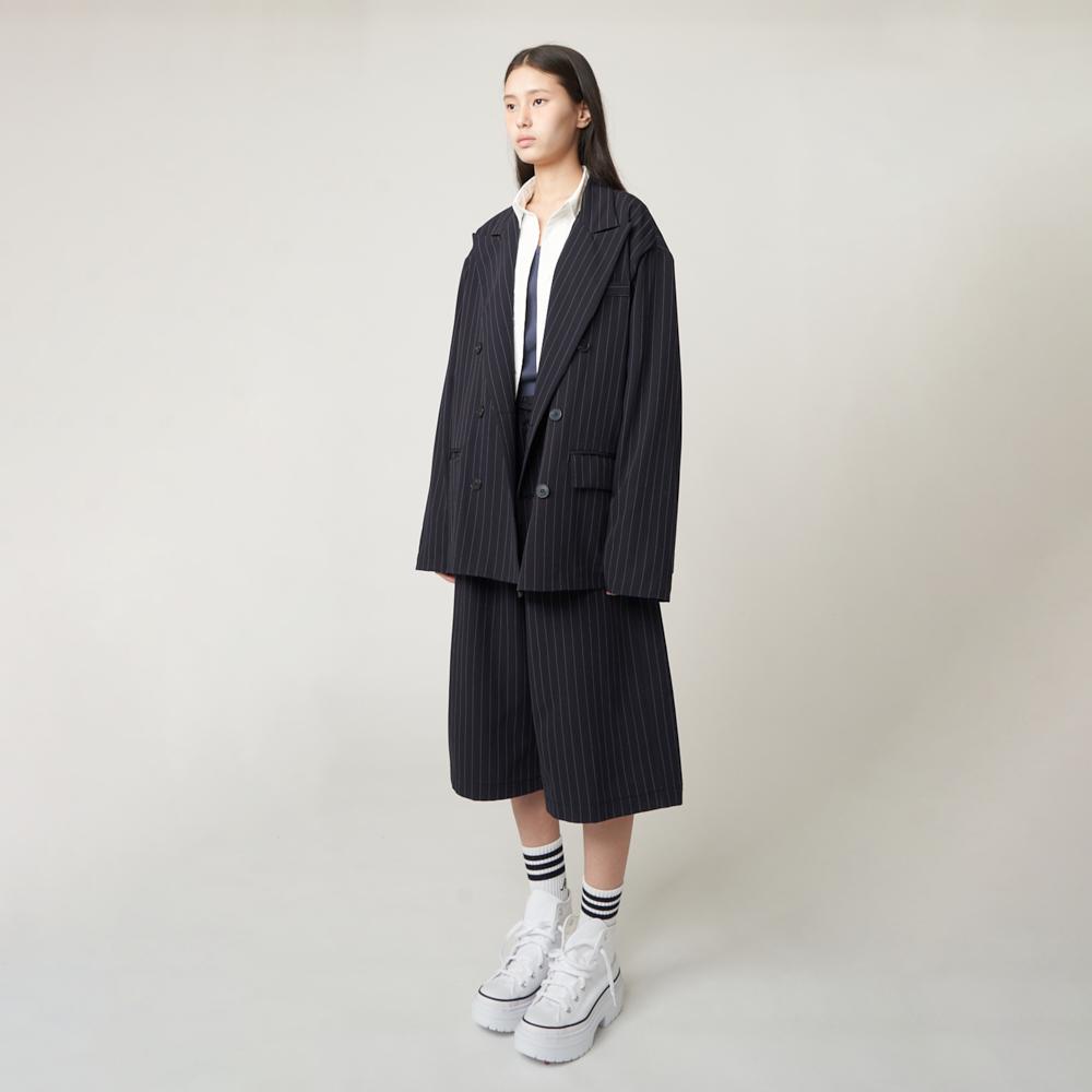 Athplatform Au51Jk06 Double-Breasted Jacket_Navy
