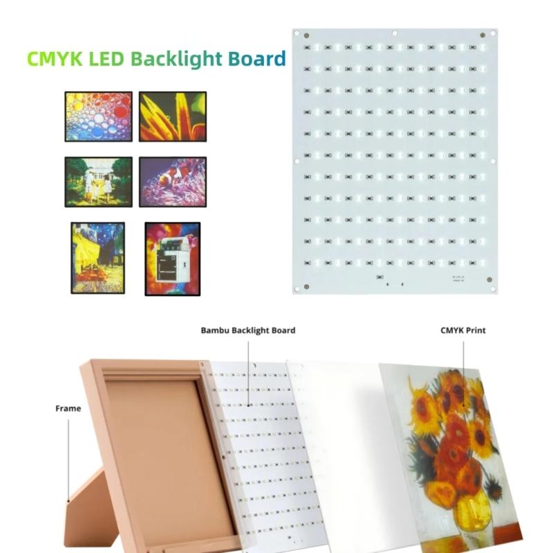 Для лаборатории Литофан Светодиодная панель Светодиодная плата подсветки для CMYK Литофан 3D-печать Фото Офисная лампа Плата Аксессуары