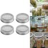 4pcs Stainless Steel Lid For Jar Sprouting Prevents Mold Formation