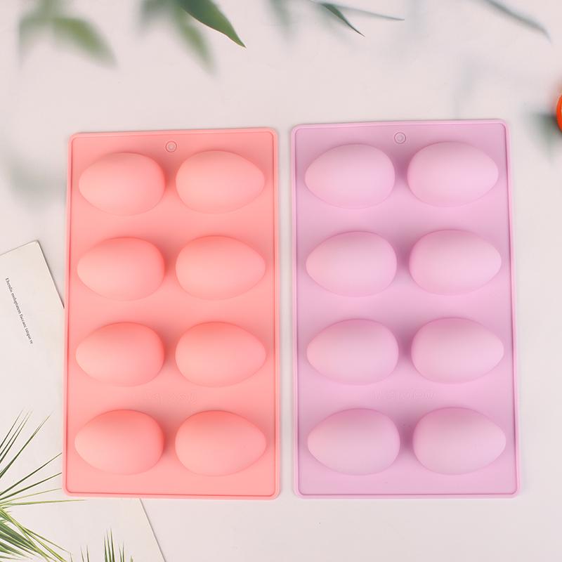 8 пасхальных яиц в форме яиц, силиконовая форма для выпечки, форма для шоколада, форма для пудинга, форма для льда, пасхальные поделки, мыло, подарки