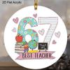 Six Seven Christmas Ornament, Teacher Six Seven Ornaments, 67 Meme Ornament, Gifts for Teacher From Student, Funny Teen Gift, 67 Meme Gift