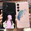 Чехол для Samsung Galaxy A55 Красивый мультяшный дизайн Девочки Подсолнух Мягкий ТПУ Чехол для телефона Для Samsung A15 A25 A35 A55 5G Fundas Coque