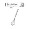 Pearl Metal Whisk, Dishwasher Safe, Kitchen Tool, Made in Japan, Simple Use Fits G-5161