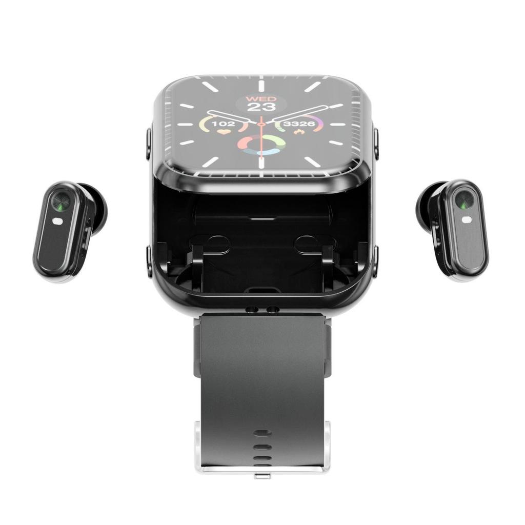 FereFit T1 2-in-1 Bluetooth Headset & Smartwatch with Heart Rate and Blood Oxygen Monitoring