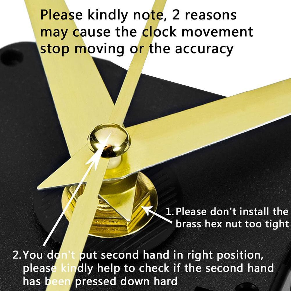 5168S бесшумные большие настенные часы, кварцевые часы, детали механизма, настенный механизм, стрелки часов, Diy Y6O4