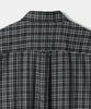 INDUST Summer Roy Wrinkle Check Shirt_Black