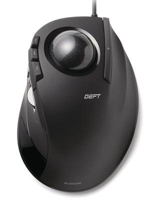 Проводная USB-мышь ELECOM Trackball для указательного пальца 8 кнопок черная M-DT2URBK