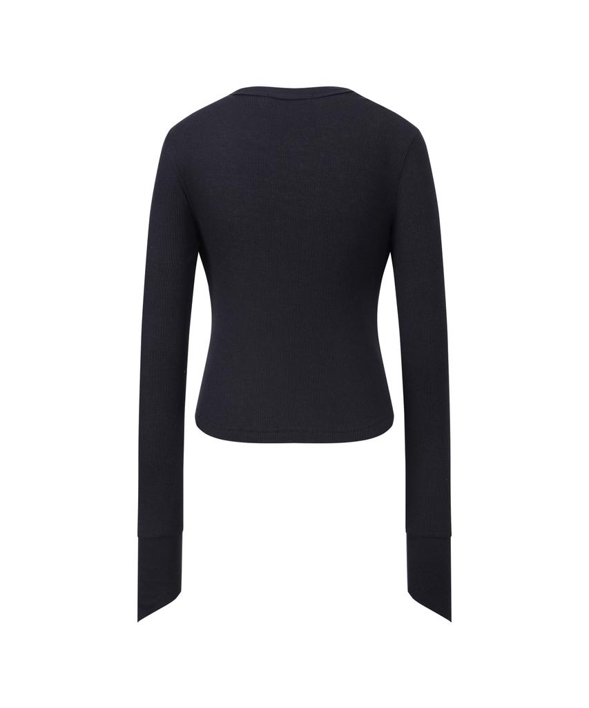 COTTONREBIRTHCLUB Basic Long Sleeve T-Shirt (Navy)