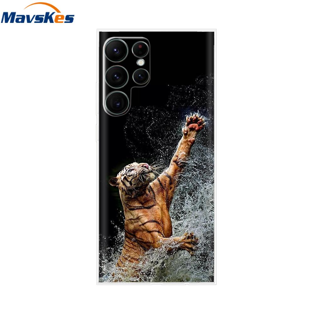 Чехол для Samsung Galaxy S22 S22 Ultra Прозрачный ТПУ Мягкий Силиконовый Чехол Для Samsung S22 Plus GalaxyS22+ Задние Чехлы Бампер для Телефона