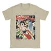 Men T-Shirts Vintage Astro Boy Cover Casual Pure Cotton Tees Short Sleeve  T Shirt O Neck Clothes Plus Size