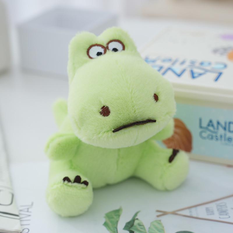 Adorable Plush Dinosaur Keychain Cute Cartoon Monster Soft Toy Key Holder Gift