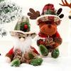 Sitting Christmas Plush Doll Hanging Decor Cartoon Merry Christmas Decoration  Home Xmas Decor