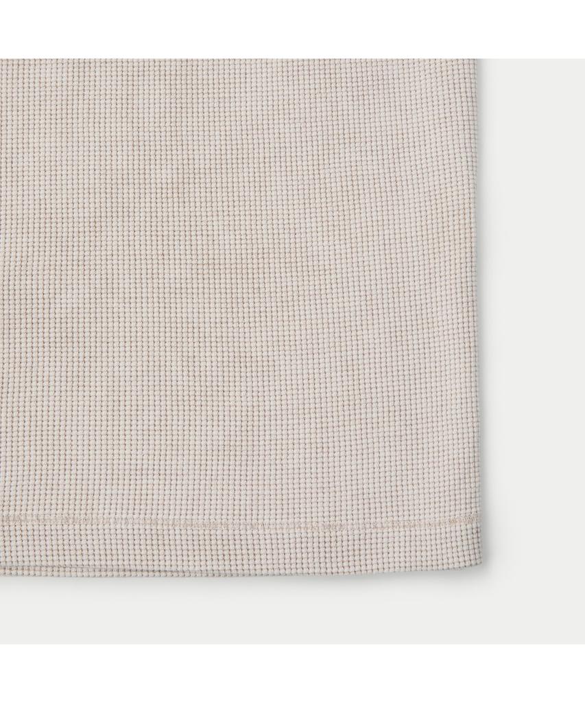 Вафельная футболка с коротким рукавом, окрашенная в стиле Силие, Satam26522Bex