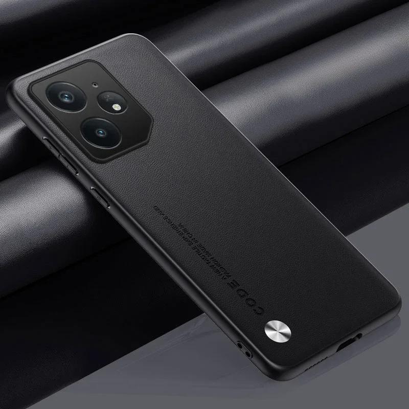 Для Realme Neo 7 GT 7 Pro Чехол Простой PU Кожаный Силиконовый TPU Чехол для Realme NEO7 GT 6 T NEO 6 SE GT7pro Ударопрочный Жесткий Бампер