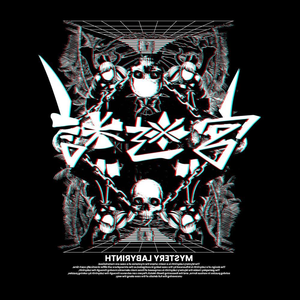 Cospa Super Detective Case Files Rain Code Mystery Labyrinth ЧЕРНАЯ футболка размера XL [официальная]