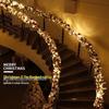 2,7-метровая рождественская гирлянда с ворсом для отелей, торговых центров, баров и дверей