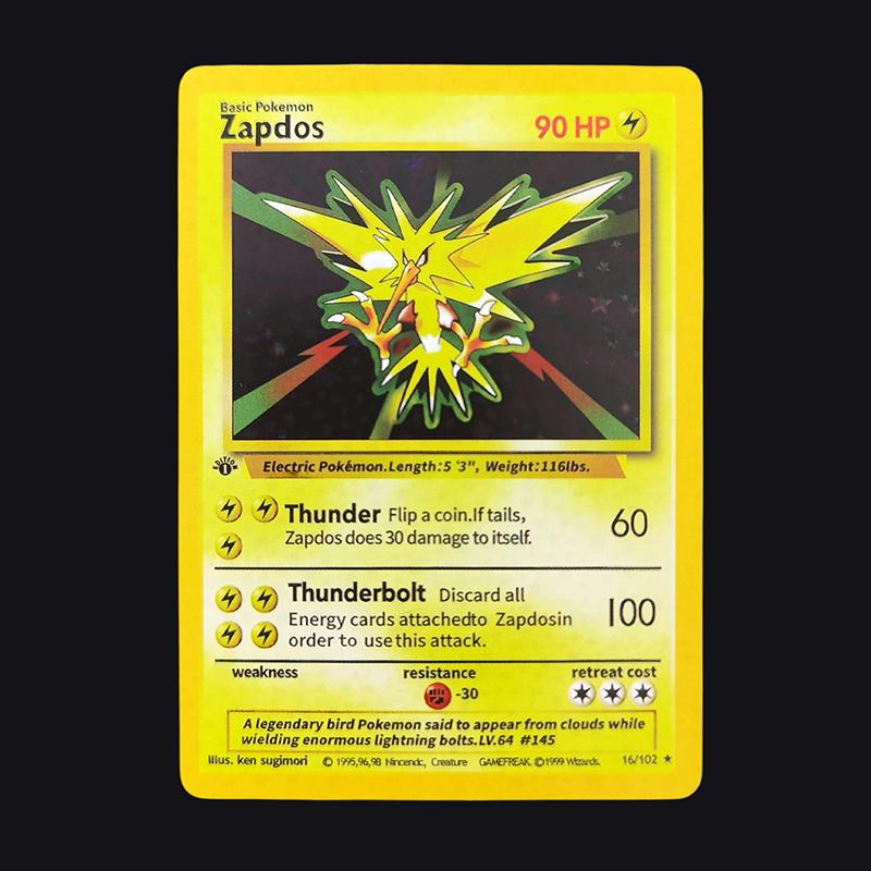 1999 POKEMON Английская ИГРА 1-Е ИЗДАНИЕ Чаризард Бластойз Вэнчузавр Голографическая Аниме Игра Коллекционная Карточка Игрушка
