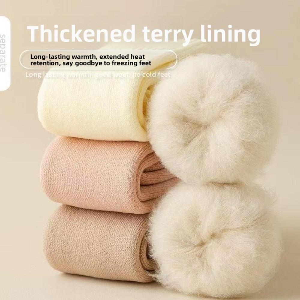 Cold Resistance Cashmere Snow Socks Polyester Cotton Sleeping Socks Winter Warmer