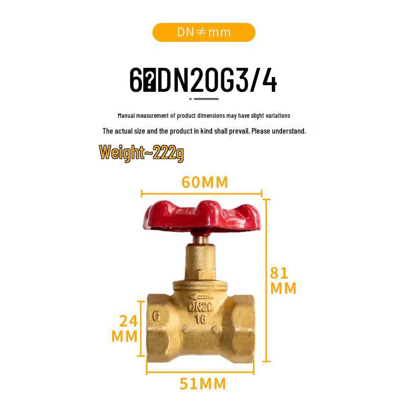 AMICO Brass Internal Thread Manual Valves