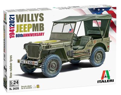 Platz Italeri Американский грузовик тонн 80-я годовщина пластиковая модель IT3635 1/24 1/4 4×4 (боевая машина)