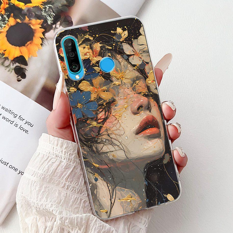 Для Huawei P30 Lite P 30 P30 Pro Крутой Чехол для Телефона с Рисунком Дракона и Тигра Для Huawei P30 P30Pro P30lite Мягкие Силиконовые TPU Чехлы