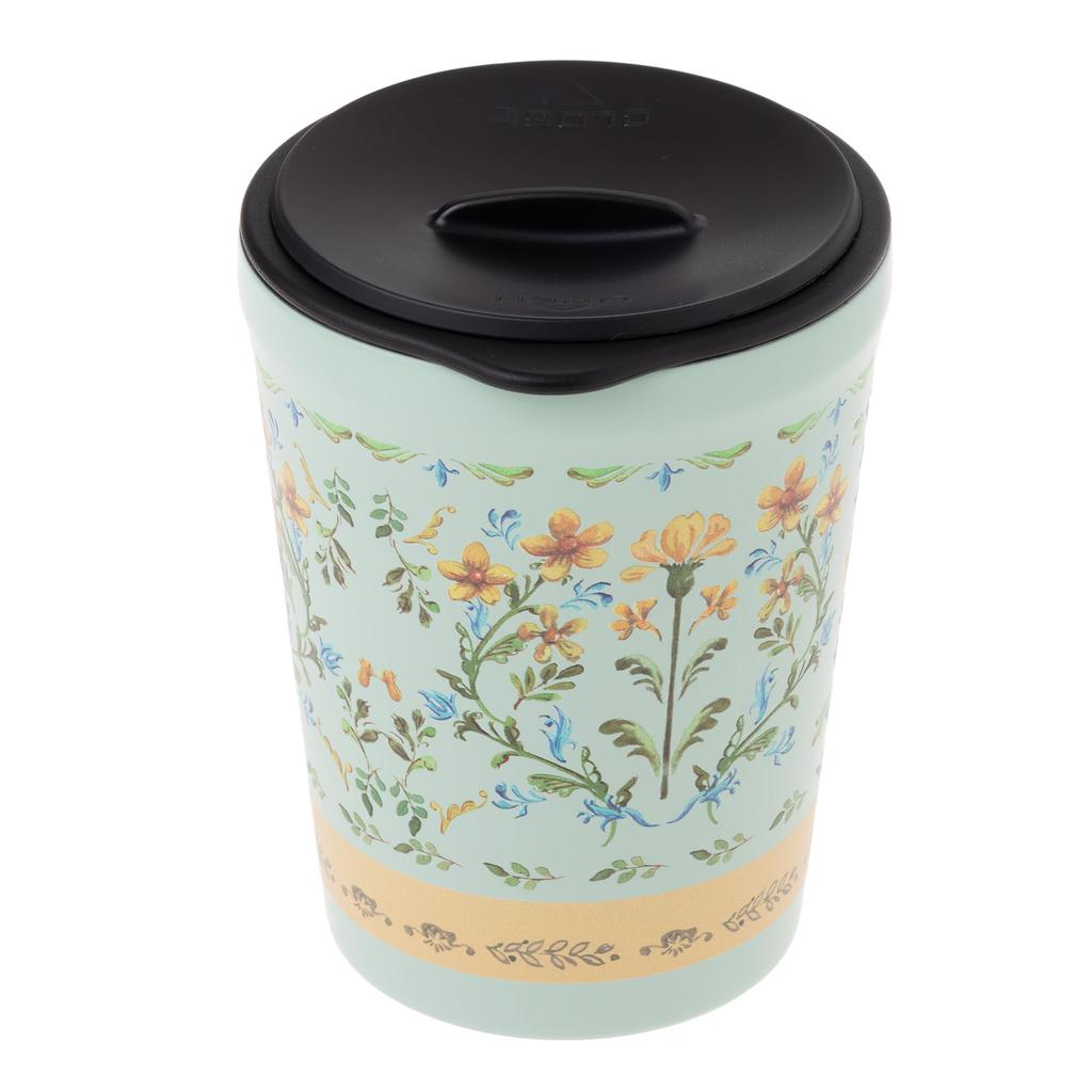 maebata Bevande Tumbler with Flower 53053 Lid, Design, 260ml,