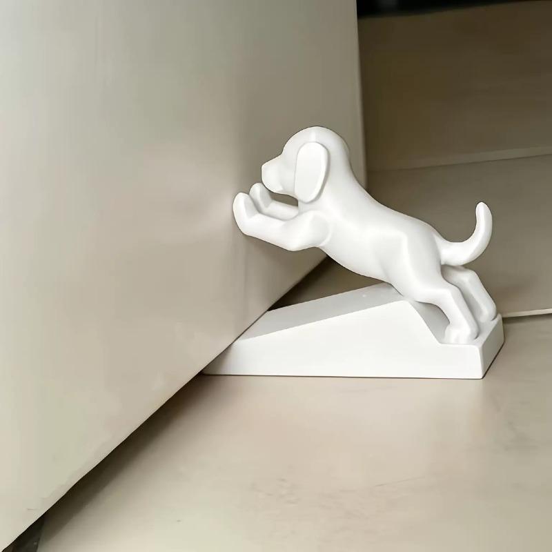 1 шт. Декоративный дверной упор для 3D-печати, милый щенок, нескользящий дверной стопор в форме собаки