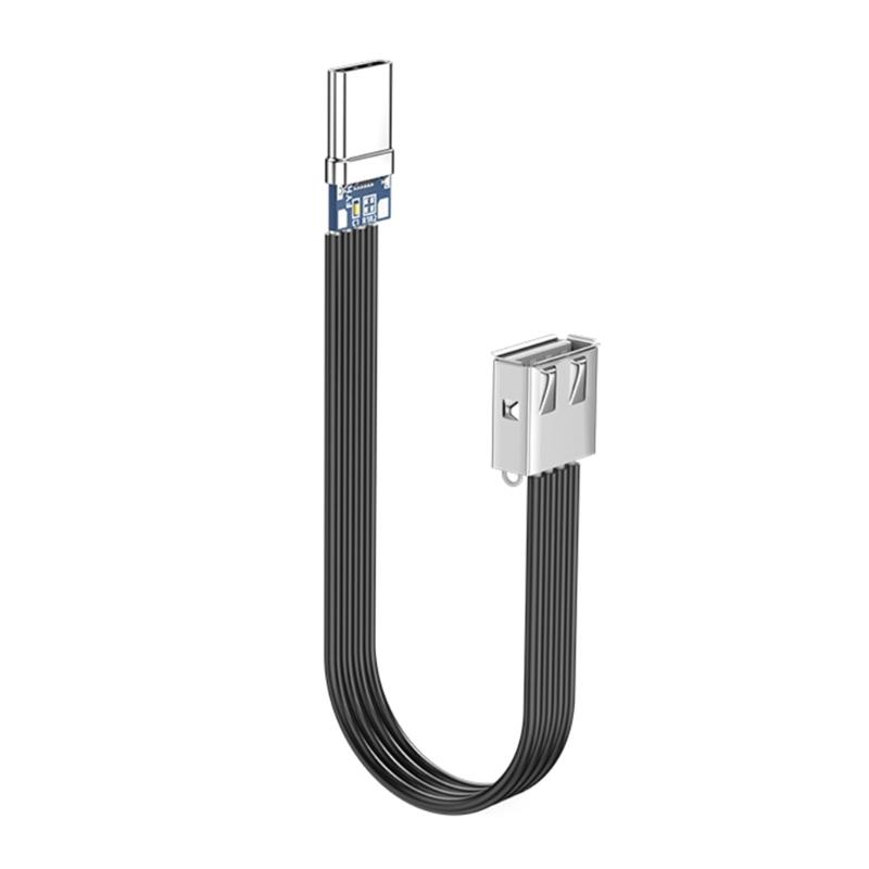 Адаптер USB C на USB 2.0, USB-адаптер, кабель OTG, кабель USB C «папа» на USB «мама» OTG для ноутбука, компьютера, планшета