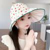 Korean Style Empty Top Kid Sunhat Bowknot Children's Fisherman Hat Baby Shading Hat  Spring/Summer