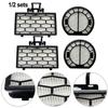 Сменный моющийся фильтр для Electrolux EC31-4BB, EC41-2DB, EC41-6CR, EC31-2BB - Многоразовый комплект HEPA-фильтров для пылесоса