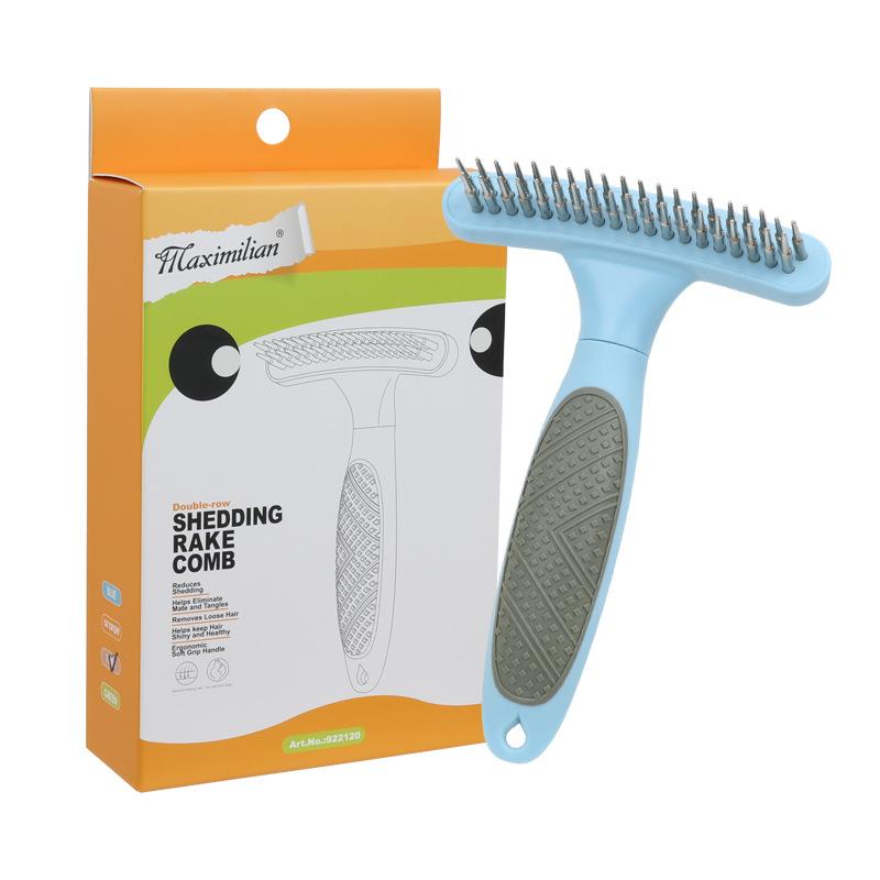 Гребень-грабли Beauty Teddy Creative Pet Supplies Собаки Кошки Гребень Knot Hair Brush Игольчатый гребень для домашних животных Гребень для ухода за домашними животными