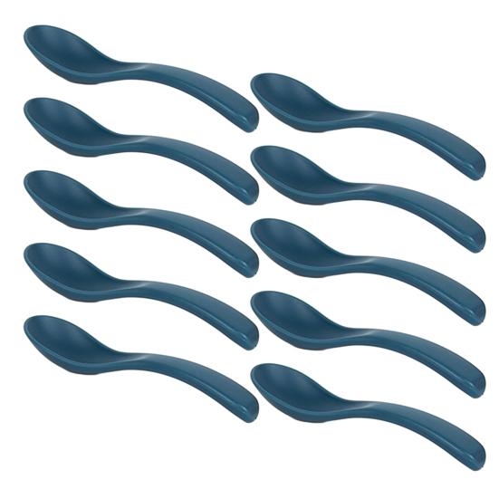 10 шт. надежные, легко моющиеся, безвкусные для питья, супа, ложки для еды в скандинавском стиле, товары для дома, студенческие ложки