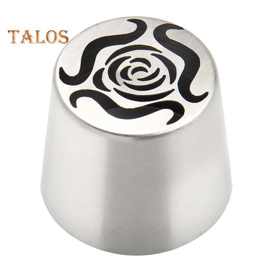 Русские насадки для кондитерских изделий Насадки для кондитерских изделий в виде цветка розы из нержавеющей стали Очень большая насадка для кондитерских изделий Насадки для кондитерских изделий для украшения тортов глазурью