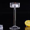 1PC Romantic Candlestick Europe Style Wedding Party Candle Holder Glass Home Decor Transparent Tall