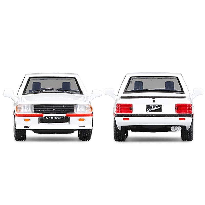Масштаб 1/64 Mitsubishi Lancer Evo EX2000, литая под давлением модель автомобиля, игрушечный автомобиль для детей, Подарочная коллекция для мальчиков и девочек