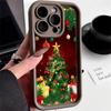 N113 Merry Christmas Desig Art Soft Angel Eyes Phone Cases for Samsung S23 S24 Ultra S21 A54 A34 A13 A14 A06 A24 Realme 12 Vivo OPPO Shockproof Cover