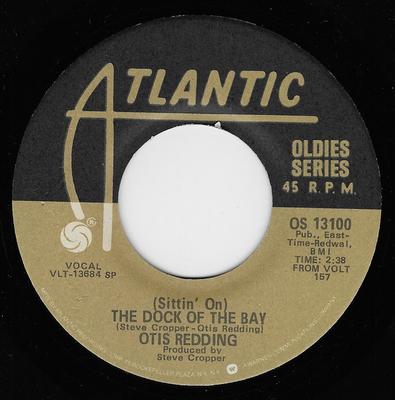 7-дюймовая пластинка ОТИС РЕДДИНГ Sittin On The Dock Of The Bay OS13100 Atlantic US SoulFunk Б/у