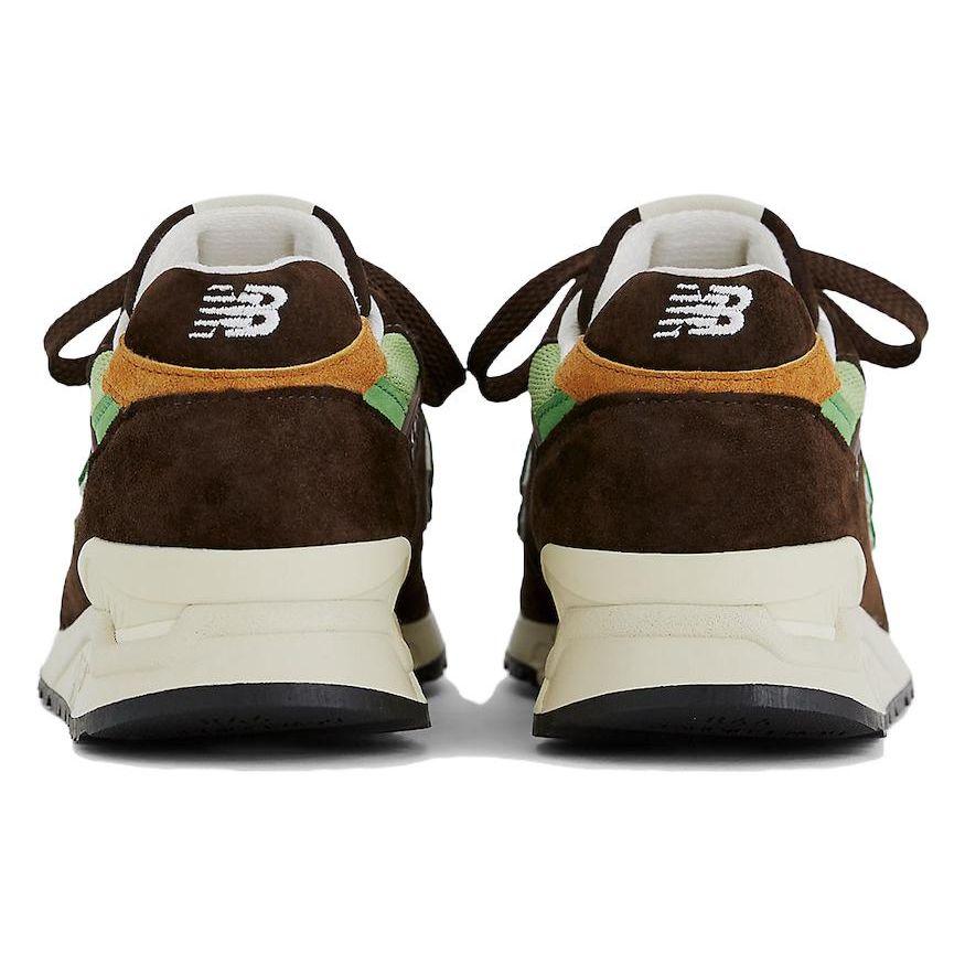 Teddy Santis x New Balance 998 Сделано в США Коричневый Зеленый Мужские Кроссовки U998BG