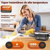 High Pressure Steam Cleaner, High Pressure 4bar, 2500W, 1250ml, 6 Speeds, With 10 Accessories, For Kitchen/Bathroom/Home