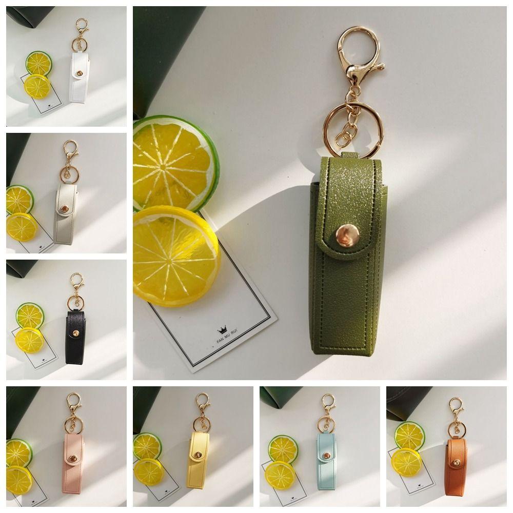 Lipstick Storage Box Mini Cosmetic Bag Makeup Bag Key Chain Portable Lipstick Bag Lipstick Storage