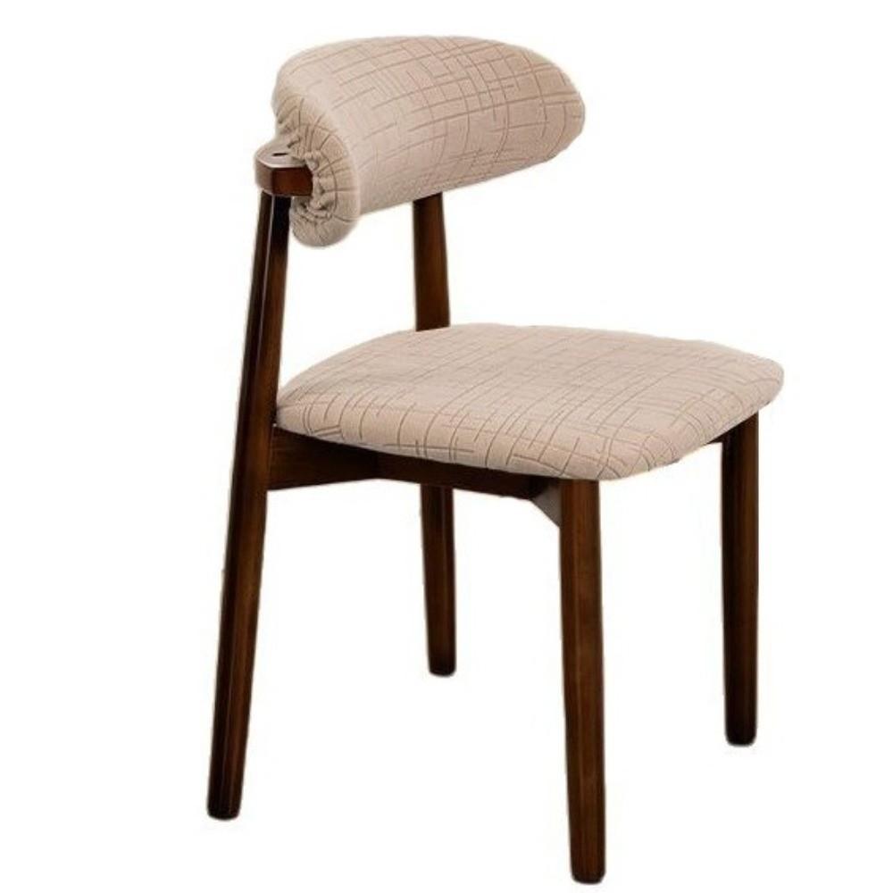 Thick Material Dining Chair Slipcover Jacquard Fabric Dining Seat Protector Restaurant Use