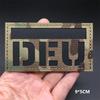 3D Мультикам Национальные Флаги Нашивки ИК Отражающие Нашивки На Одежду Тактические Значки Липучка Лазерная Вырезка Принадлежности DIY Аксессуары