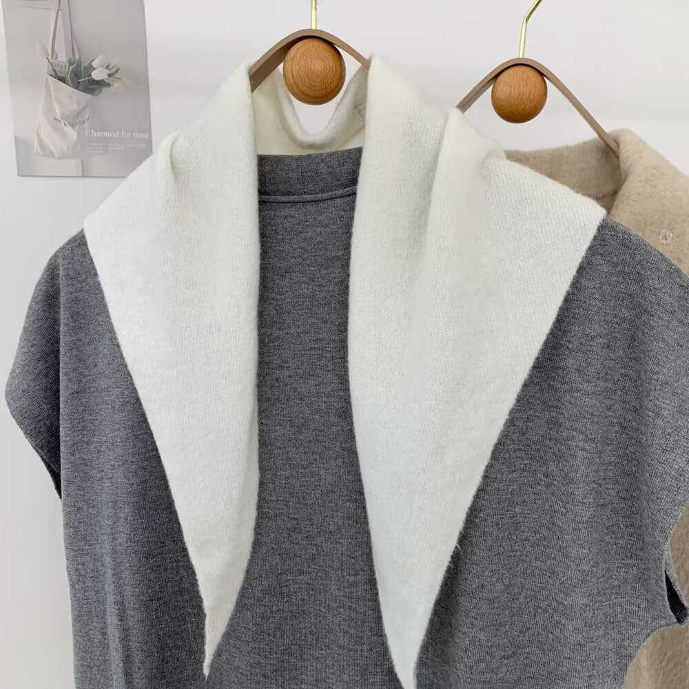 Однотонный многофункциональный вязаный шарф осенне-зимний треугольный шарф косынка термошаль вязаный шарф шарф для лица