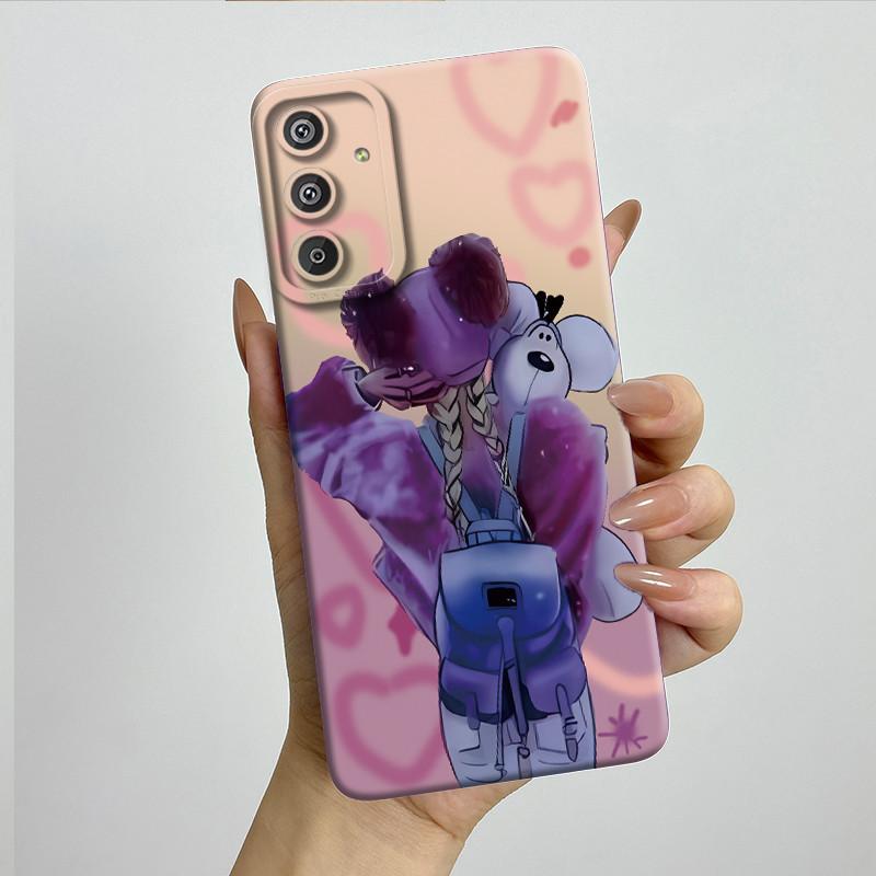 Phone Case for Samsung Galaxy M15 5G F15 5G Fashion Painted Half-wrapped Case Soft Silicon Cases E156 M156 Protection Back Cover