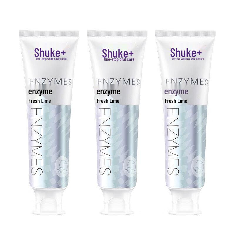 Отбеливающая зубная паста с ферментами Shuke