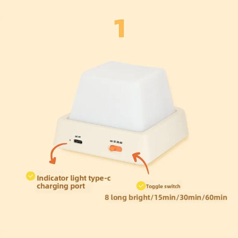 Timing Function LED Night Lights Press Switch Led Lamp Decor Table Lamp Night Light Birthday Gift