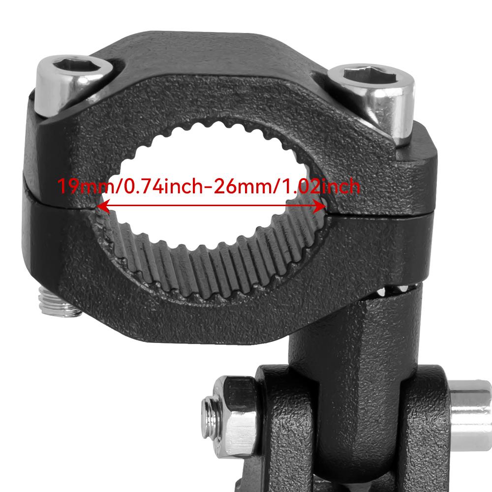 Motorcycle Stent Bracket Bumper Clamp Auxiliary Spotlight Headlight Mount  Brackets Tube Clamp Mount Kit